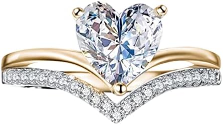 2023 Új Szerelem Alakú Nagy Strasszos Gyűrű Gyémánt jegygyűrű Elegáns Geometria Strasszos Gyűrű Teljes Gyémánt Gyűrű Női