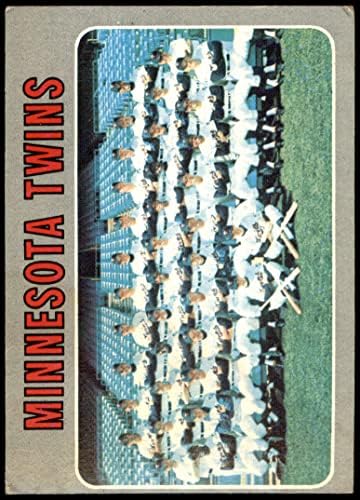 1970 Topps 534 Ikrek Csapat Minnesota Twins (Baseball Kártya) JÓ Ikrek