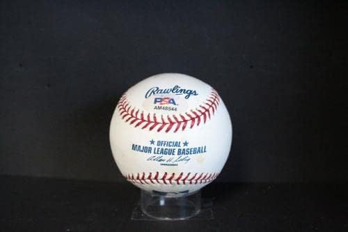 Johnny Podres Aláírt (55 WS MVP) Baseball Autogramot Auto PSA/DNS AM48544 - Dedikált Baseball