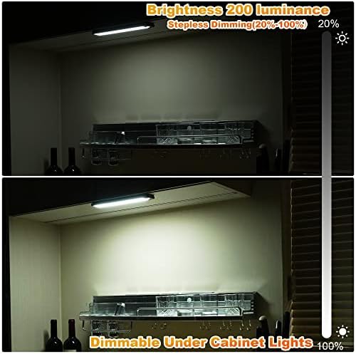 MOSTON Szabályozható 36LED Szekrény Lámpa 3 Színben(hideg Fehér/Természetes/Meleg Fények) Mozgásérzékelő Éjszakai Világítás