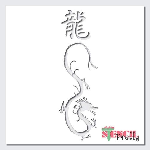 Kínai Sárkány Stencil DIY Dekoráció a Legjobb Vinil Nagy Stencil Festés, Fa, Vászon, Fal, stb.-Gyűjtőcsomagolás (L, XL, XL2)|