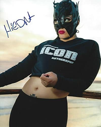 La Hiedra Aláírt 8x10 Fotó Lucha Libre AAA Pro Wrestling Kép Autogramot 31 - Dedikált Birkózás Fotók