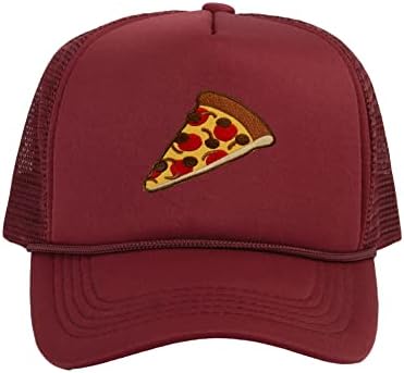 Felnőtt Férfi Pepperoni Pizza Szelet Kötél Hab baseballsapkás