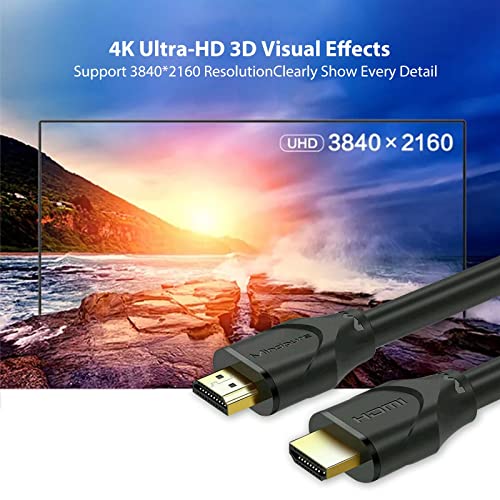 6.6 ft HDMI 2.0 Kábel 18Gbs 2160p HD 1080p 3D UHD 4K@60HZ PS4 PS3, Xbox, Xbox 360 PC AV Receiver Blu-ray lejátszó MINKET