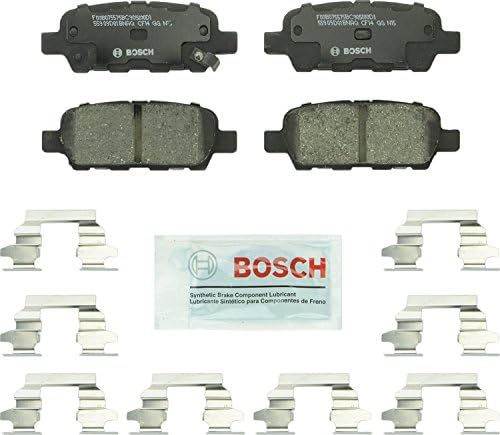 BOSCH BC905 QuietCast Prémium Kerámia Féktárcsa fékbetét - Kompatibilis Válasszuk az Infiniti; Nissan 350Z, 370Z, Altima,