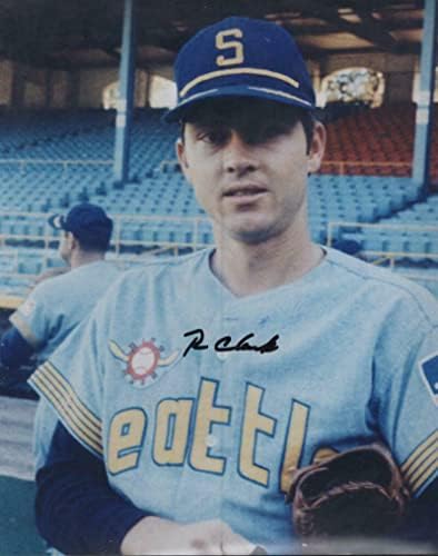 Ron Clark Seattle Pilóták Aláírt Dedikált 8x10 Fotó W/Coa - Dedikált MLB Fotók