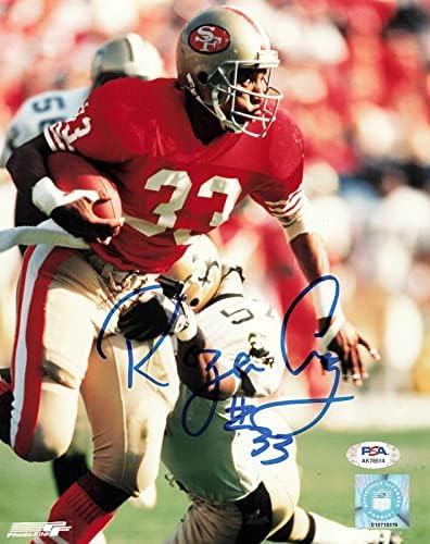 ROGER CRAIG aláírt 8x10 fotó PSA/DNS-San Francisco 49ers Aláírt - Dedikált NFL-Fotók