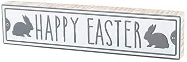 Collins Festmény Boldog Húsvét, Nyuszi utcatábla Stílus Polc Sitter - Fa Asztali Dekoráció Tavasz, a Húsvét, a Keresztény