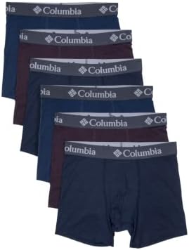 Columbia Férfi Poliészter Spandex boxeres 6 Pack