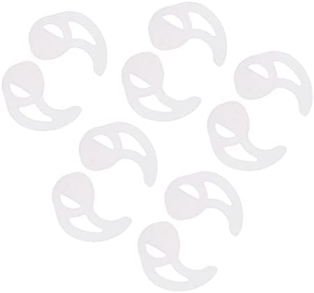 5Pairs Earmold Fülhallgató Fehér Szilikon szellőző Earplug Puha, Kényelmes Viselet a Walkie-Talkie Fülbe Csere Puha Szilikon