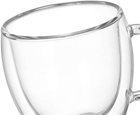 Ivópohár Mini dupla üveg design eszpresszó csésze anti-forró kezét, teát, kávét a csésze kávé Whiskys Üveg Koktélok