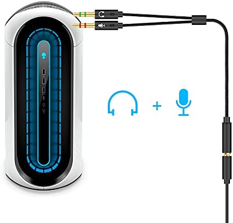 HIEbee 2 az 1-ben 3,5 mm-es Fejhallgató-Elosztó Adapter (Mikrofon + Audio) Női Férfi&a Férfi-Nő Sztereó Jack Y Kábel Kompatibilis