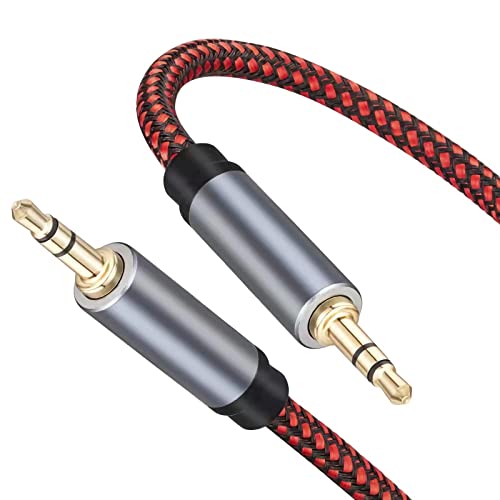 GESSEOR 3,5 mm-es Audio Kábel 25 FT férfi Férfi AUX Kábel aux Kábel 3,5 mm-3,5 mm-es Sztereó Audio Kábel 1/8 Árnyékolt AUX
