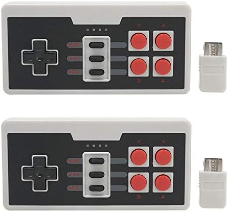 Vezeték nélküli Kontroller NES Klasszikus Kiadás - a beépített Újratölthető Tésztát, Vezeték nélküli Hatótávolság 10 Méter,