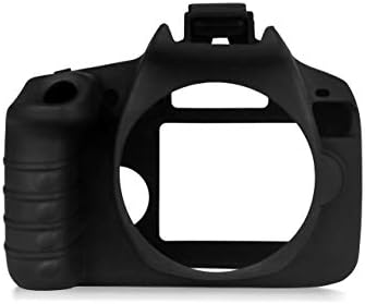 Camarm Szilikon Védő Fényképezőgép burkolata Canon Rebel T6 (1300D) (Fekete)