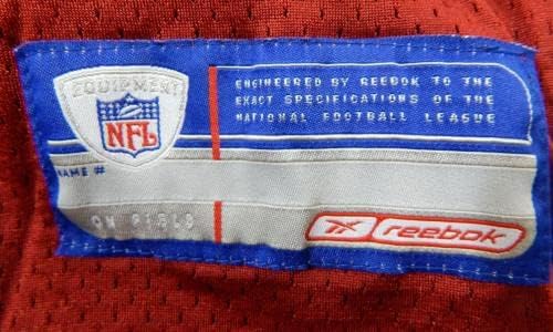 2002-ben a San Francisco 49ers Kevan Barlow 32 Játék Kiadott Piros Gyakorlat Jersey 952 - Aláíratlan NFL Játék Használt