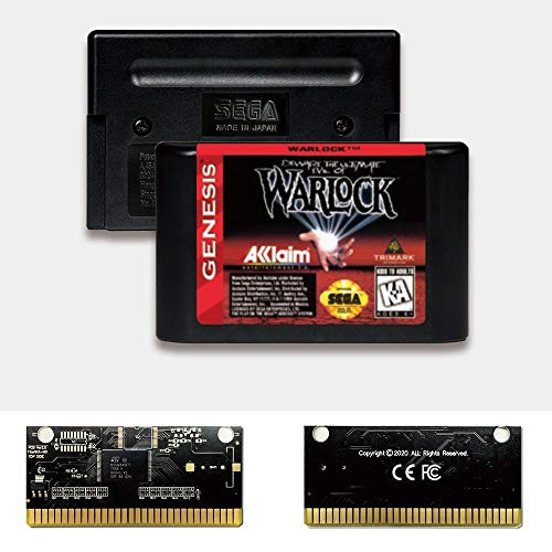 Aditi Warlock - USA Címke Flashkit MD Electroless Arany PCB Kártya Sega Genesis Megadrive videojáték-Konzol (Régió-Mentes)