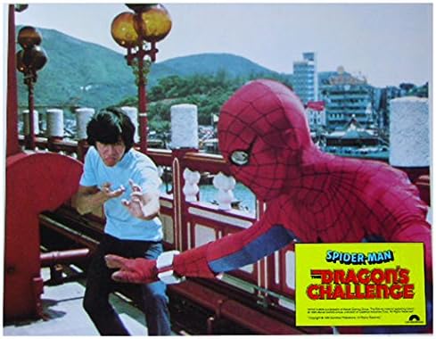 Spider-Man & a Sárkány Kihívás 1980 Hiteles, Eredeti VINTAGE Marvel termelési 11x14 Lobby Kártya 8