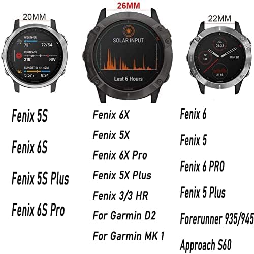 DZHTUS 22 26mm Watchband Szíj, A Garmin Fenix 7 Fenix 6 5 5Plus 935 945 Szilikon Easyfit Karszalag A Fenix 7x 6x 5x Watchband