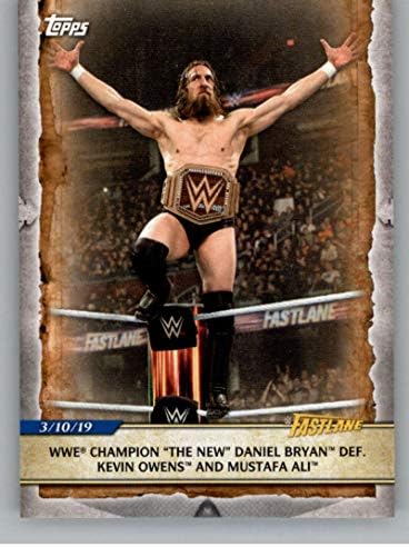 2020 Topps WWE Út WrestleMania 93 Az Új Daniel Bryan Birkózás Trading Card