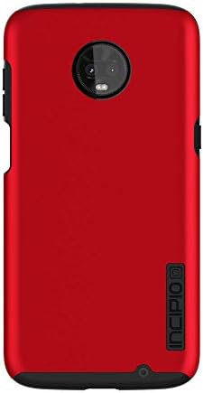 Incipio DualPro MT-454-RBK Esetben a Motorola Moto Z3 Play - Minősített Esetben (Vörös/Fekete) [Rendkívül Robusztus én Sokk