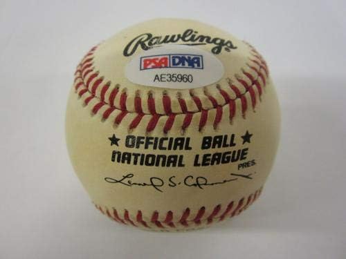 Ne Landrum Chicago Cubs aláírt dedikált baseball PSA DNS-COA - Dedikált Baseball
