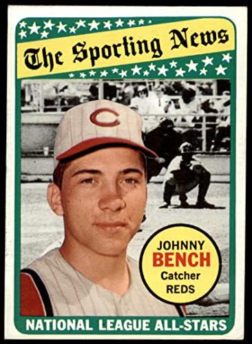 1969 Topps 430 All-Star Johnny Padon Cincinnati Reds (Baseball Kártya) EX Vörösök
