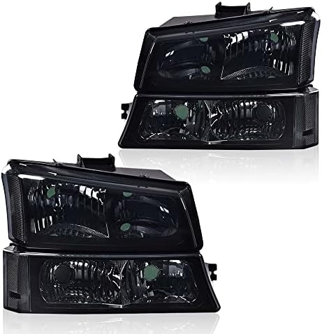 GRAND NARANCSSÁRGA LED-es Fényszórók Közgyűlés Kompatibilis 2003-2006 Chevy Lavina 1500 1500HD 2500 2500HD 3500 /2007 Chevy