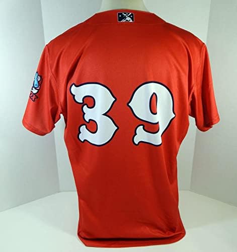 2020 Pawtucket Red Sox Keresztény Arroyo Robert Raktáron 39 Játékban Használt Piros Mez, A 2 - Játék Használt MLB Mezek