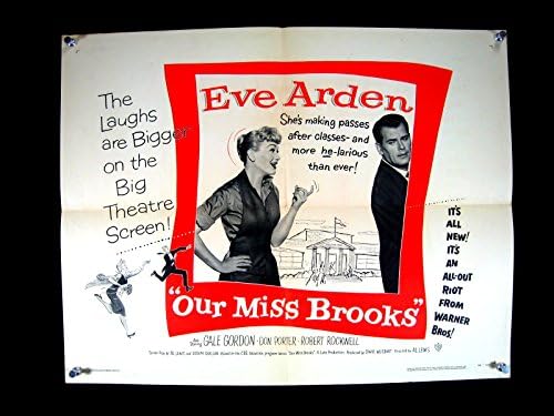 A MISS BROOKS-EVE-ARDEN-1956-FELE LAP VF