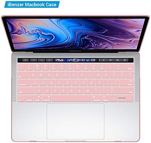 MacBook Pro 15 Esetben 2017 & A1707 iBenzer Soft-Touch Sorozat Műanyag Nehéz Ügy TPU Billentyűzet Bőr Borító MacBook