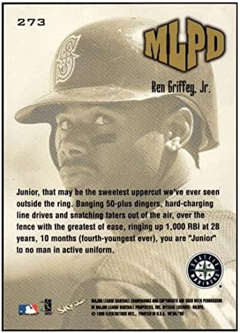 KEN GRIFFEY JR. 1999 Fém Univerzum 273 NM-MT MLB Baseball Mariners