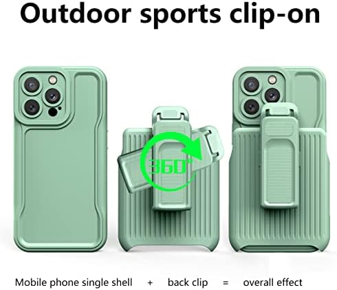 Mobiltelefon Flip tok Fedelét Kompatibilis az iPhone 12 Pro 6.1 colos Esetben a Klip, Beépített 360° - os Forgatás Gyűrű