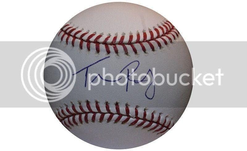 Trevor Reckling Tri Star Tanúsítvánnyal Aláírt Major League Baseball Autogram - Dedikált Baseball
