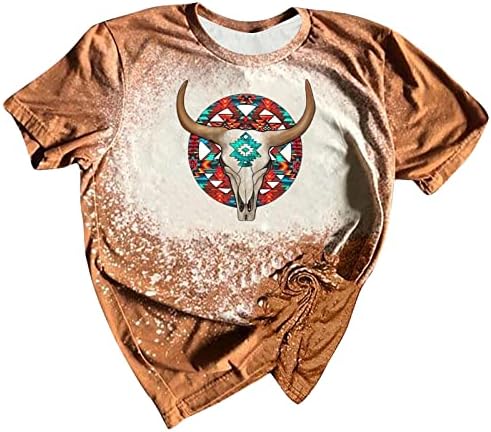 Azték Western Ing, Női molett Nyári Felsők Etnikai Stílus Sleeve T-Shirt Rövid Ujjú Alkalmi Laza Blúz