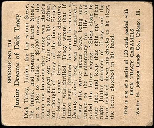 1931 Dick Tracy 110 Junior Álmok (Kártya) FAIR