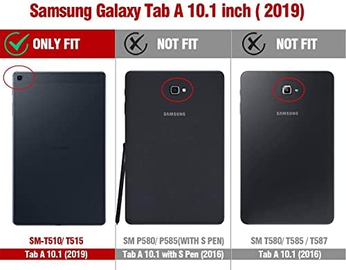 CHIN FAI Galaxy Tab EGY 10.1 SM-T510/T515 Esetben Gyerekeknek, Ütésálló Szilikon Kezelni Állvány Védő tok Samsung Galaxy