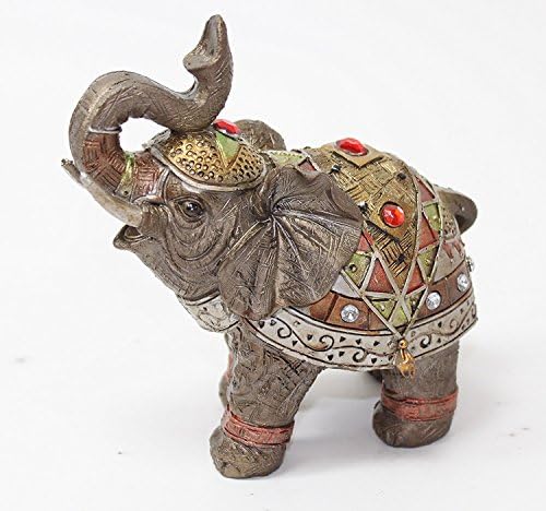 Feng Shui 5 Bronz Elefánt Figura Vagyon Szerencsés Figura Ajándék & Lakberendezés