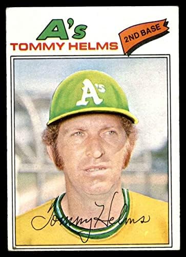 1977 Topps 402 Tommy Helms Oakland Athletics (Baseball Kártya) VG Atlétika