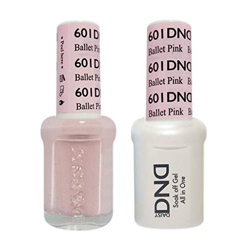 DND Duo - os Tisztaságú Soak Off Gel - Egy - Köröm Lakk, illetve Gél lengyel, 0.5 Oz / 15ml minden - (601 - Balett Rózsaszín)