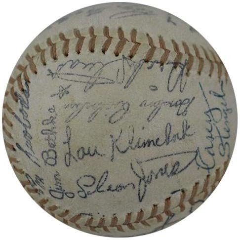 Casey Stengel Egyetlen Aláírt Dedikált 1960-as években Szuvenír Baseball SZÖVETSÉG COA - Dedikált Baseball
