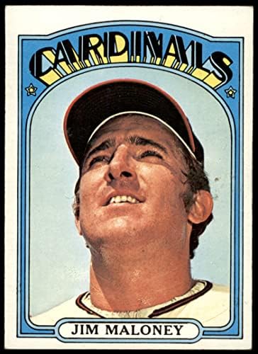 1972 Topps 645 Jim Maloney St. Louis Cardinals (Baseball Kártya) VG/EX Bíborosok