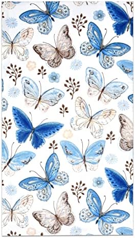 100 Vintage Pillangó Vendég Szalvéta 3 Rétegű, Eldobható Papír Csomag Tavaszi Pillangók, Virágok Vacsora Kezét Szalvétára,