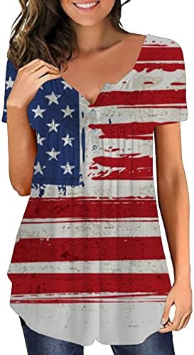 A Nők Vintage Tshirts, Plus Size Elrejteni Hasa 2023 Nyári Rövid Ujjú Póló Henley Tshirts Elegáns Alkalmi Blúzok