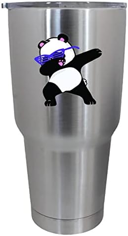 Csésze drinkware dobon matrica - Panda dabbing - vicces inspiráló király matrica, matrica