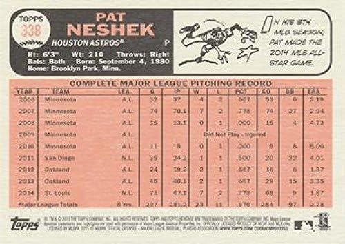 2015 Topps Örökség 338 Pat Neshek Houston Astros