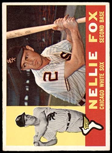 1960 Topps 100 Nellie Fox Chicago White Sox (Baseball Kártya) VG/EX White Sox