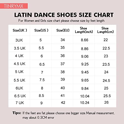 TINRYMX Női Latin Cipő, Szatén, Társastánc, Salsa, Cha-cha Szakmai Gyakorlat Tánc Cipő,Modell-EM217