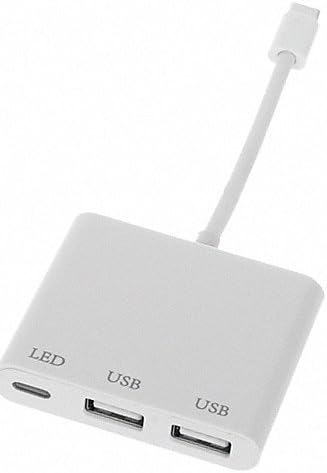 USB 3.1 Típus-C-2-Port USB 2.0 HUB Adapter Apple Az Új Macbook 12 , fehér
