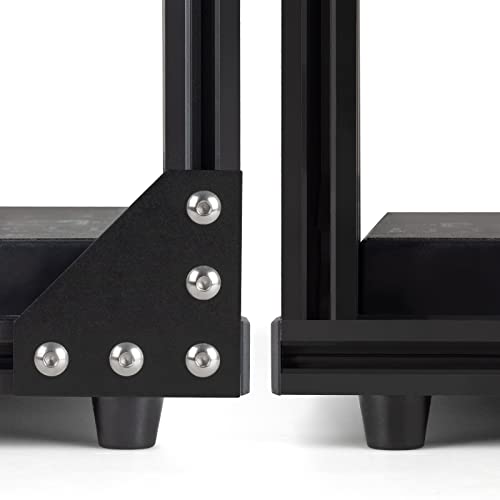 UniTaK3D 4 Db 3D-s Nyomtató Sarok Konzol L Alakú Csatlakozott Lemez 6 mm T-Slot 2020-As Sorozatú Alumínium Profil